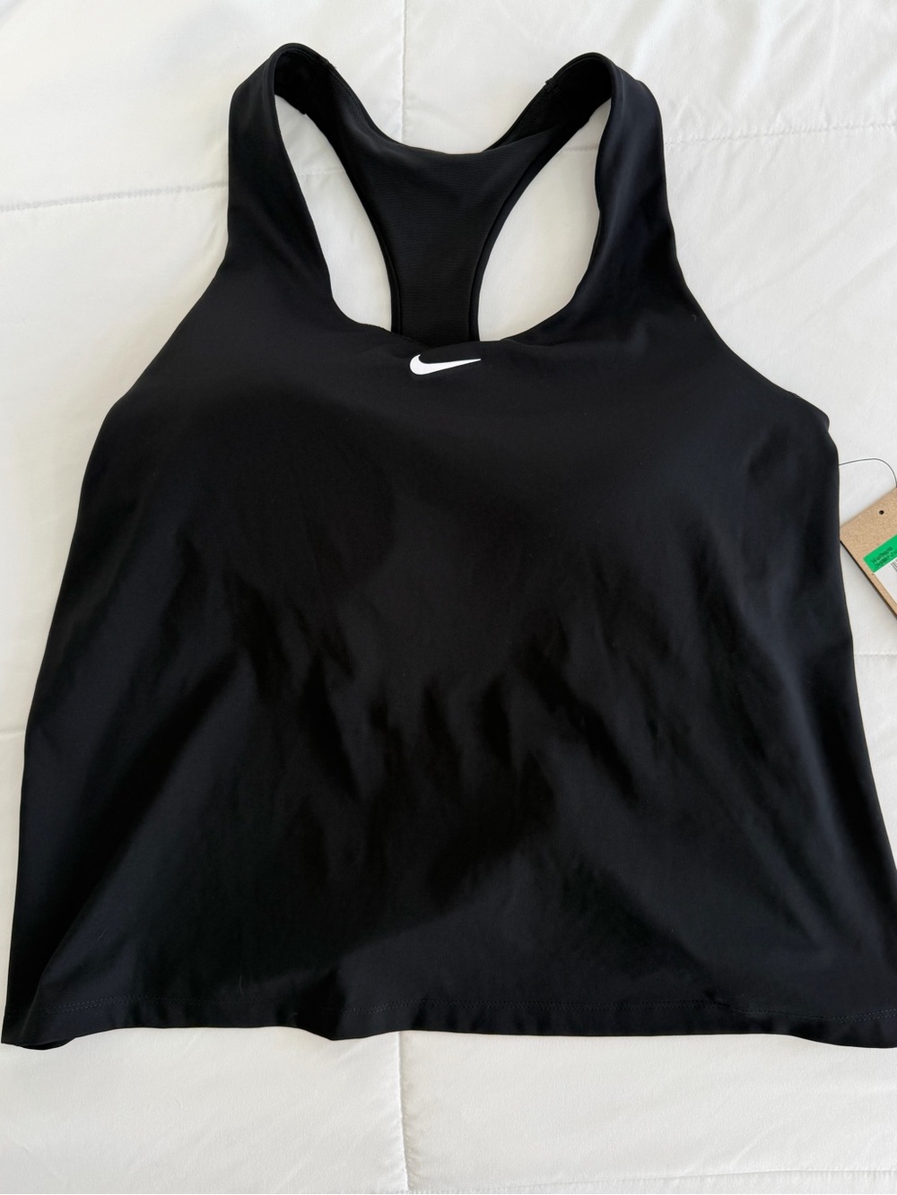 NWT Nike Black Racerback Training Sports Bra, EYBL, Women’s Size XL